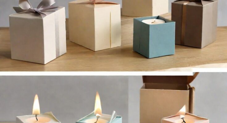 Candle Boxes With Handle