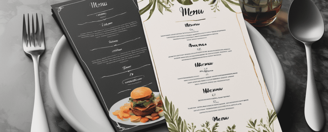 lustrated Menu Design