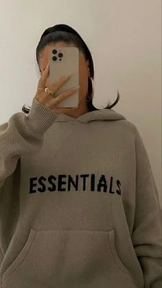 brown Essentials hoodie