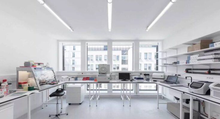 What strategies are used to choose the best laboratory designer?