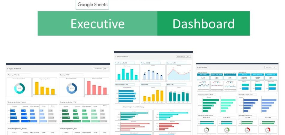 CEO Dashboard Google Sheets Template