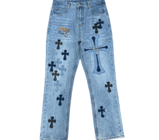 Chrome Hearts Denim Words Jeans